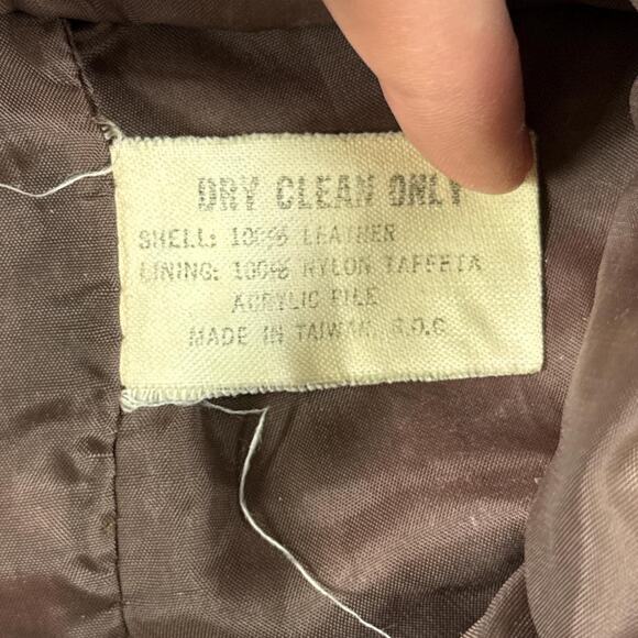 Vintage 70’s Imperial Leather and Sportswear Genuin Leather Jacket Coat Size 50 - Picture 7 of 8